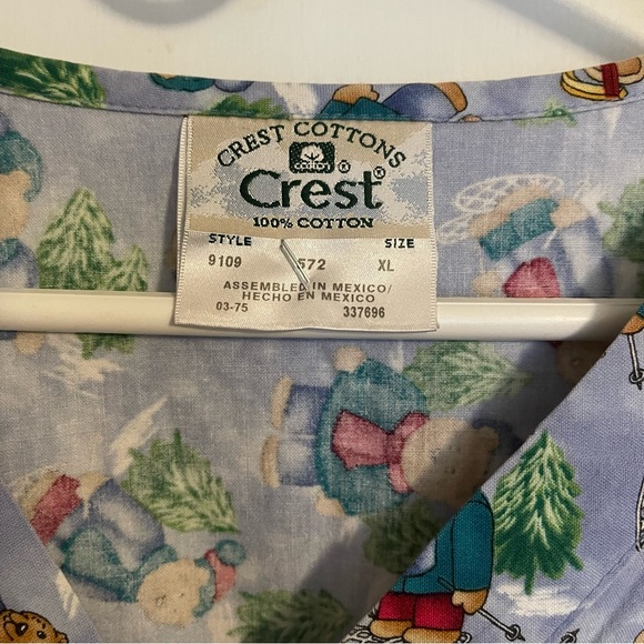 Crest Scrub with 2 pockets. Xl - Picture 5 of 7